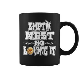 Empty Nest And Loving It Empty Nester Mom Dad Parent Coffee Mug - Monsterry