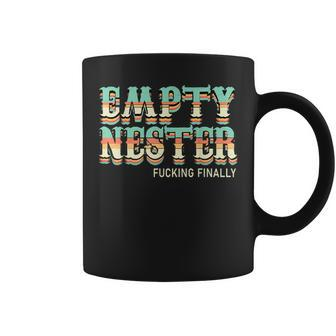 Empty Nester Empty Nest Parent Mom Dad Parenting Joke Coffee Mug - Monsterry