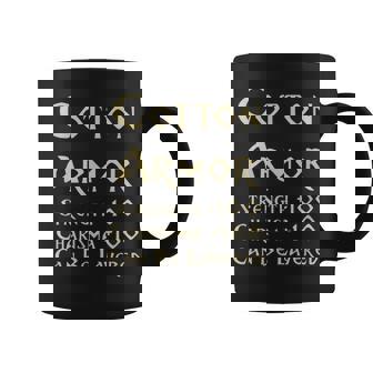 En Coton Armure Statistiques Drôles D'équipement De Jeu Rpg Tasse - Cadeauxyz