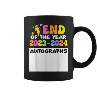 End Of The Year Autographs 2023-2024 Last Day Of School Coffee Mug - Monsterry