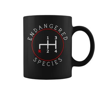 Endangered Species Manual Gearbox Stick Shift 4 Speed 1320 Coffee Mug - Monsterry