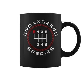 Endangered Species Manual Stick Shift Car Owner Driver Coffee Mug - Monsterry UK