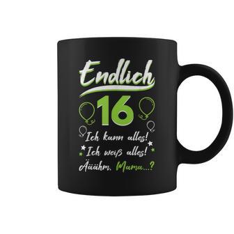 Endlich 16 Birthday Ich Kann Alles Ich Weiß Alles Alles Tassen - Seseable