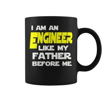 I Am An Engineer Like My Father Before Me Coffee Mug - Monsterry DE