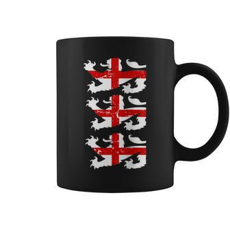 England Euro 21 English Lions Supporting Fan Flag Coffee Mug | Crazezy DE