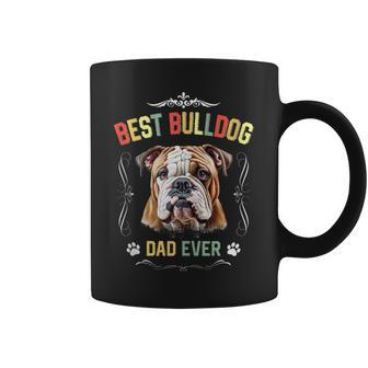 English Bulldog Dad Ever Vintage Father's Day Dog Lover Coffee Mug - Thegiftio UK