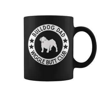 English Bulldog Dad Wiggle Butt Club Coffee Mug | Mazezy
