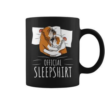 English Bulldog Official Sleep Coffee Mug | Mazezy