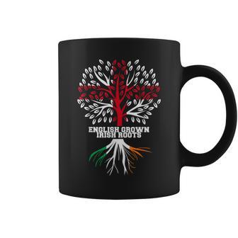 English Grown Irish Roots Irish Heritage Coffee Mug - Thegiftio UK