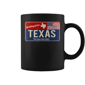 Enjoy Wear Cool Texas Wild Vintage Texas Usa Coffee Mug - Monsterry AU