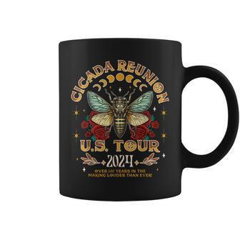 Entomologist Cicada Lover Cicada Reunion Us Tour 2024 Coffee Mug - Monsterry DE