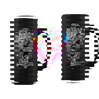 Epic Daddysaurus Neon Retro Cool For Father Of Daughter Coffee Mug | Mazezy