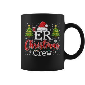Er Christmas Crew Emergency Room Nurse Er Techs & Secretary Coffee Mug - Monsterry