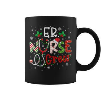 Er Christmas Nurse Crew Nursing Christmas Pattern Coffee Mug - Monsterry AU