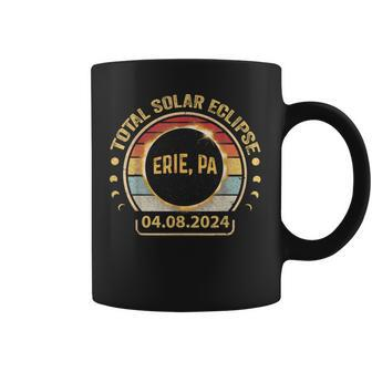 Erie Pa Pennsylvania Total Solar Eclipse Party 2024 Totality Coffee Mug - Monsterry DE