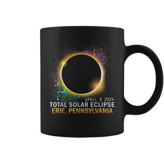 Erie Pennsylvania Total Solar Eclipse 2024 Coffee Mug | Mazezy AU