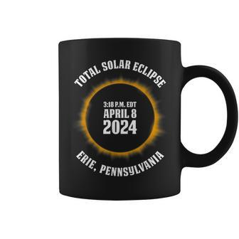 Erie Pennsylvania Total Solar Eclipse 2024 Watch Party Coffee Mug | Mazezy AU
