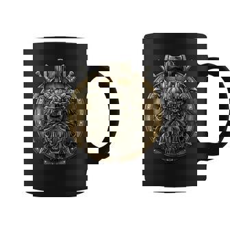 Escudoikingo Nórdico Escandinavia Medieval Taza de café - Regaloses