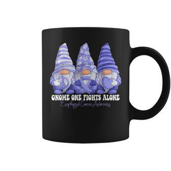 Esophageal Cancer Awareness Month Periwinkle Ribbon Gnomies Coffee Mug - Monsterry CA