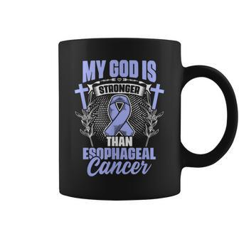 Esophagus God Stronger Than Esophageal Cancer Awareness Coffee Mug - Thegiftio UK
