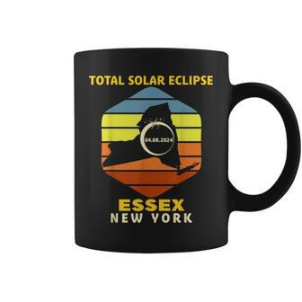 Essex New York Total Solar Eclipse 2024 Coffee Mug - Thegiftio UK