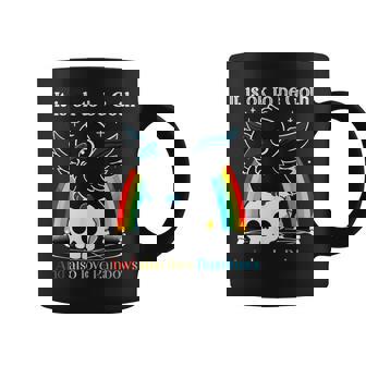 Está Bien Ser Gótico Y También Me Encantan Los Arcoíris Taza de café - Regaloses