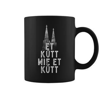 Et Kütt Wie Et Kütt Kölsches Grundgesetz Cologne Cathedral In Cologne Tassen - Seseable