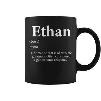 Ethan Definition Cute Personalized Name Costume For Ethan Coffee Mug - Seseable