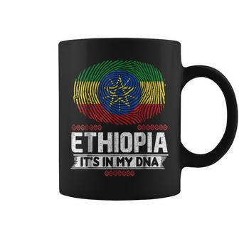 Ethiopia It's In My Dna Ethiopian Flag Coffee Mug | Crazezy AU