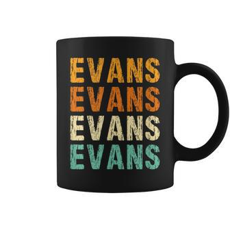 Evans Last Name Family Reunion Surname Personalized Coffee Mug - Seseable