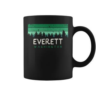 Everett Washington T Vintage Wa Souvenirs Coffee Mug - Monsterry AU