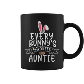 Every Bunny's Favorite Auntie Happy Easter Sunday Aunt Coffee Mug | Crazezy CA