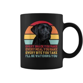 Every Snack You Make Dog Black Labrador Lab Retriever Dog Coffee Mug - Thegiftio UK