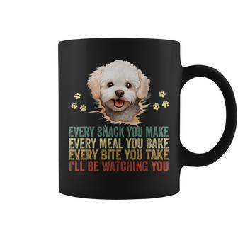 Every Snack You Make Bichon Frise Dog Dad Fathers Day Coffee Mug - Monsterry DE