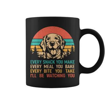 Every Snack You Make Golden Retriever Dog Retro Vintage Coffee Mug - Thegiftio UK