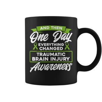 Everything Changed Traumatic Brain Injury Awareness Coffee Mug - Monsterry UK