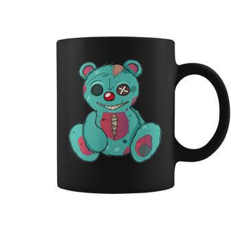 Evil Scary Teddy Bear Coffee Mug - Monsterry