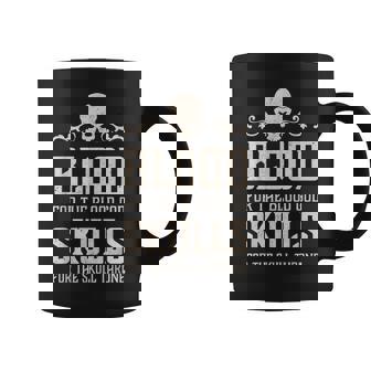 Evil Skull Blood For The Blood God Hell Demon Coffee Mug - Thegiftio UK