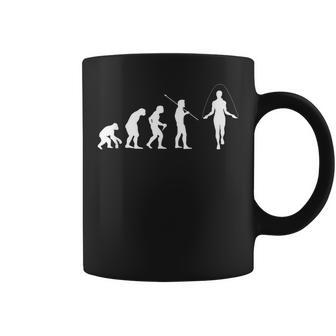 Evolution Jump Rope Tightrope Walking Walker Roping Exercise Coffee Mug - Monsterry