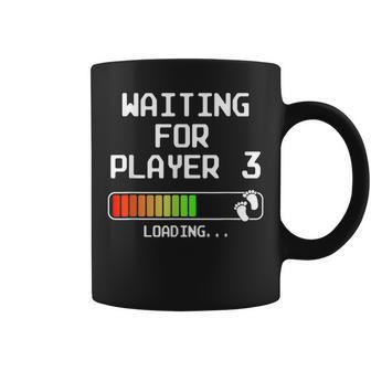 Expectant Dad To Be Gamer Pregnancy Announcement Player 3 Coffee Mug - Monsterry