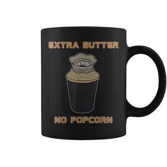 Extra Butter No Popcorn Dune Popcorn Bucket Meme Coffee Mug - Seseable
