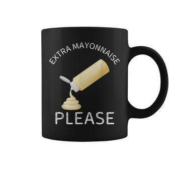Extra Mayonnaise Please Vintage Food Lover Coffee Mug - Monsterry UK