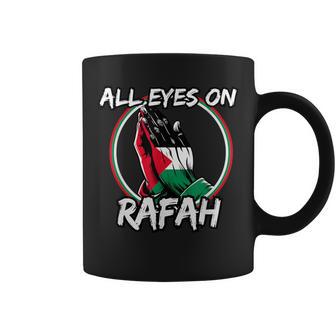 All Eyes On Rafah Betende Hände Palestina Flagge Tassen - Geschenkecke