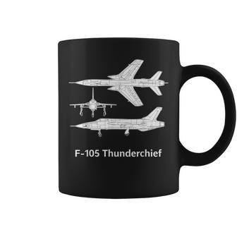 F 105 Thunderchief F105d Thunderchief F 105 Thud F105 Jet Coffee Mug - Monsterry CA