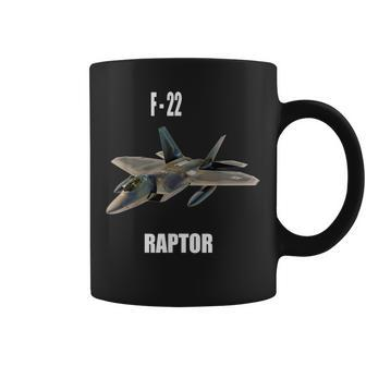 F-22 Raptor Aircraft Airplane Military Coffee Mug - Monsterry DE