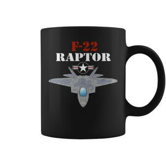F22 F22 Raptor Jet Fighter Plane T Pilotveteran Coffee Mug - Monsterry DE