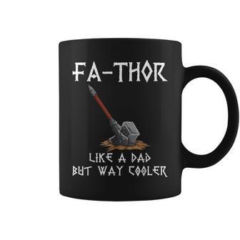 Fa-Thor Fathor Fathers Day Fathers Day Dad Father Coffee Mug - Monsterry DE