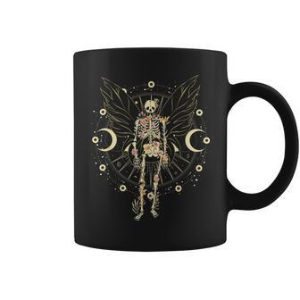 Fairy Grunge Fairycore Aesthetic Butterfly Skeleton Gothic Coffee Mug - Thegiftio UK