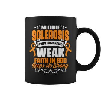 Faith In God Ms Awareness Multiple Sclerosis Survivor Coffee Mug - Thegiftio UK
