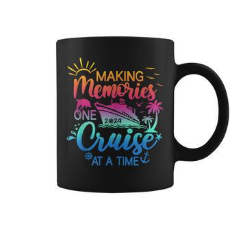 Family Cruise 2024 Making Memories One Cruise At A Time Coffee Mug - Seseable